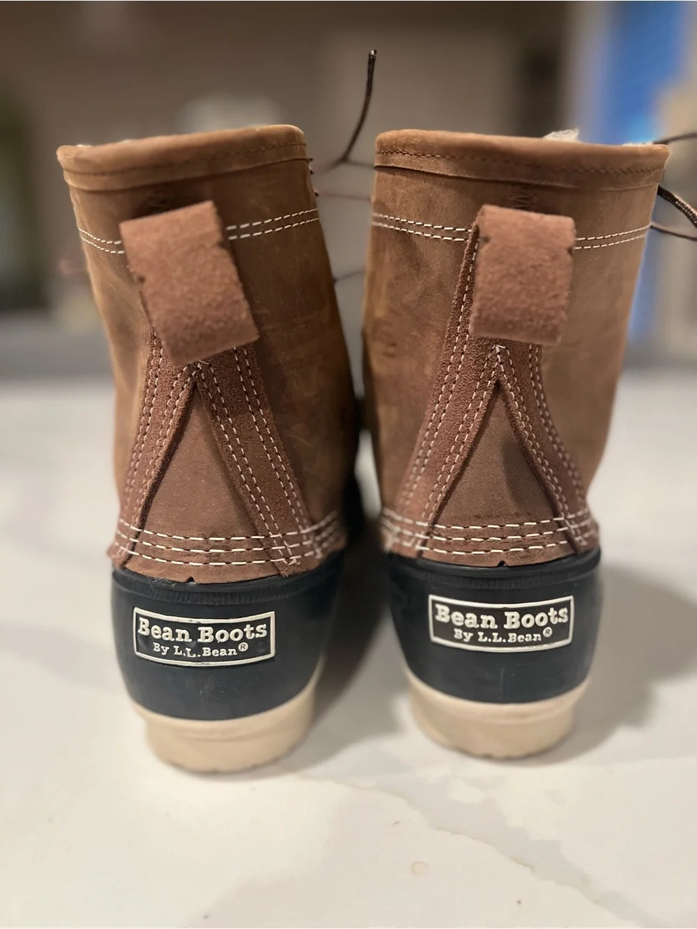 L.L. Bean Limited Edition Shearling Bean Boot Lace-Up Waterproof Never worn